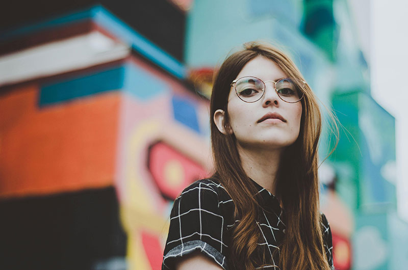 girl-long-hair Designer eyewear Richmond Hill